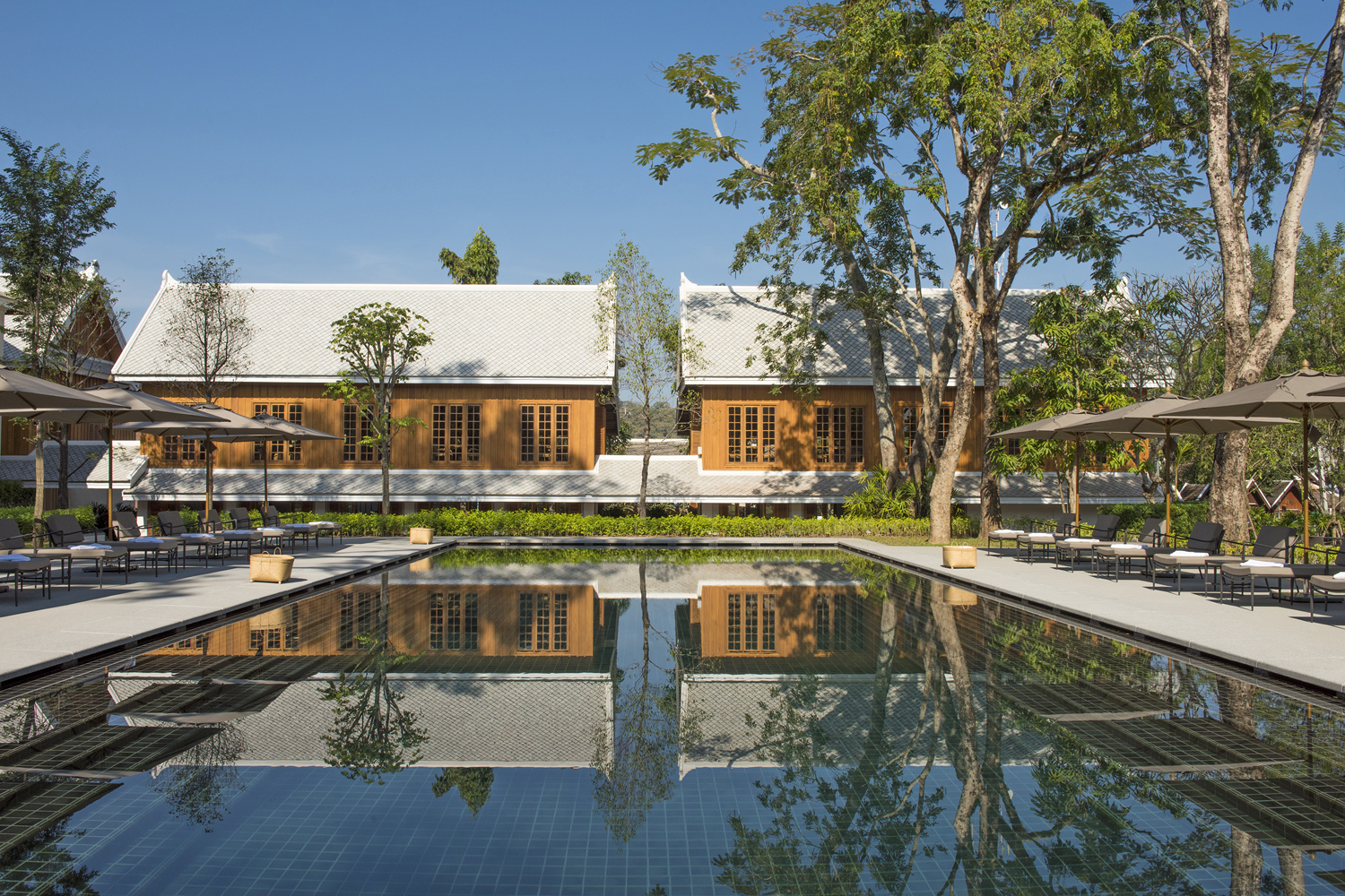 wimming Pool Hotel Azerai; Luang Prabang; Laos by Michelle Chaplow