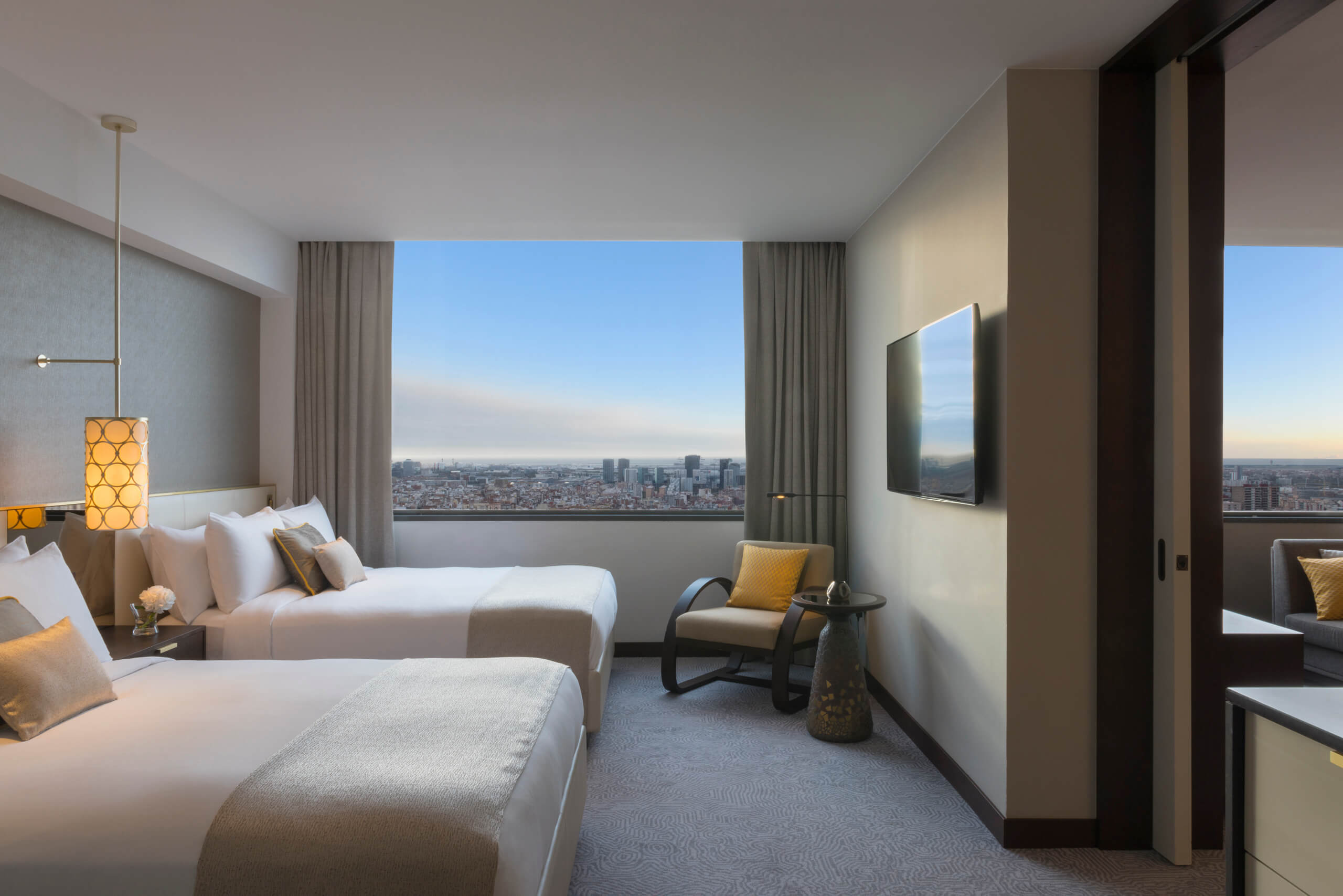 Hotel Fairmont Rey Juan Carlos I, Fairmont Barcelona Executive Suite Queen by Michelle Chaplow