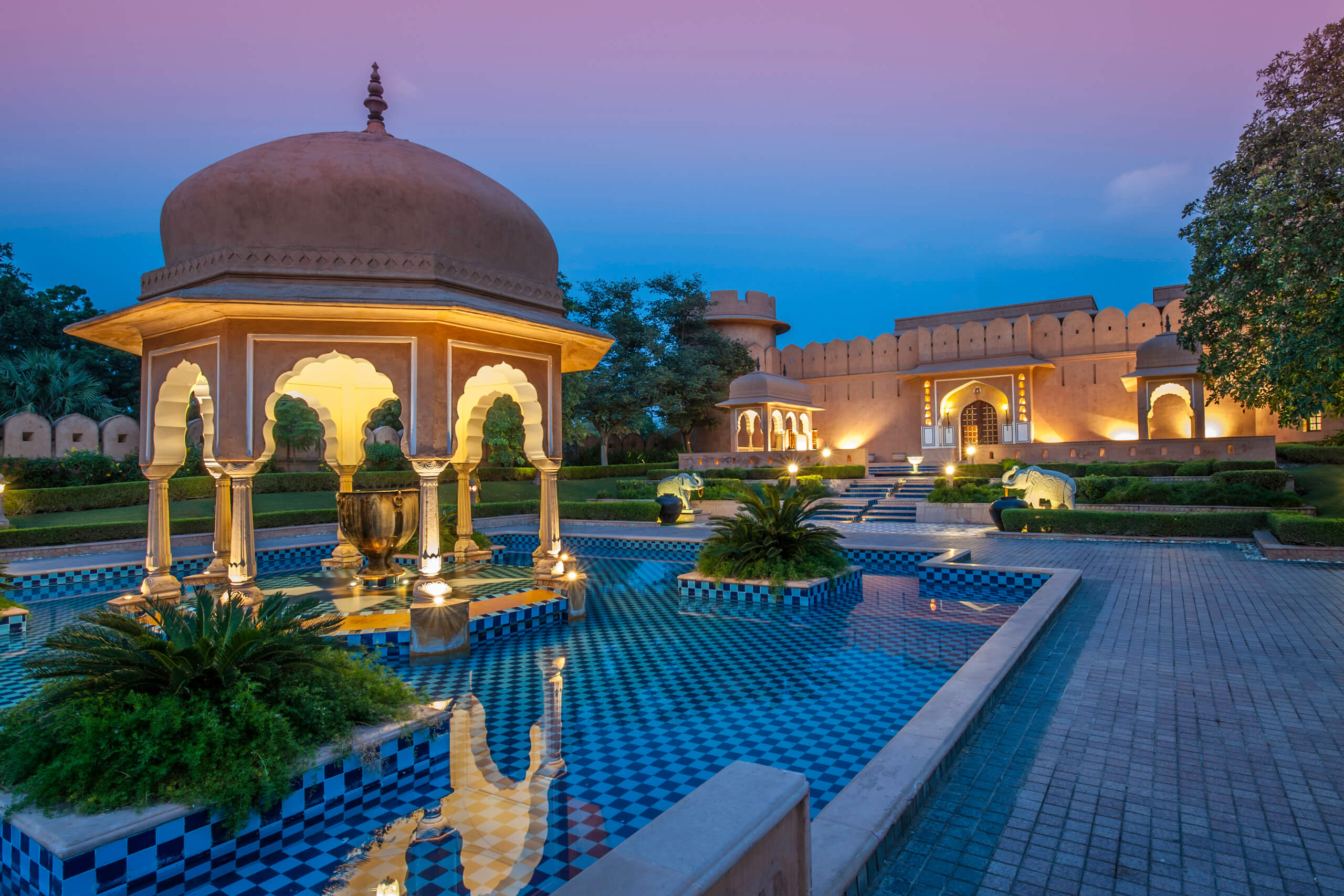 Oberoi Rajvilas Jaipur India by Michelle Chaplow